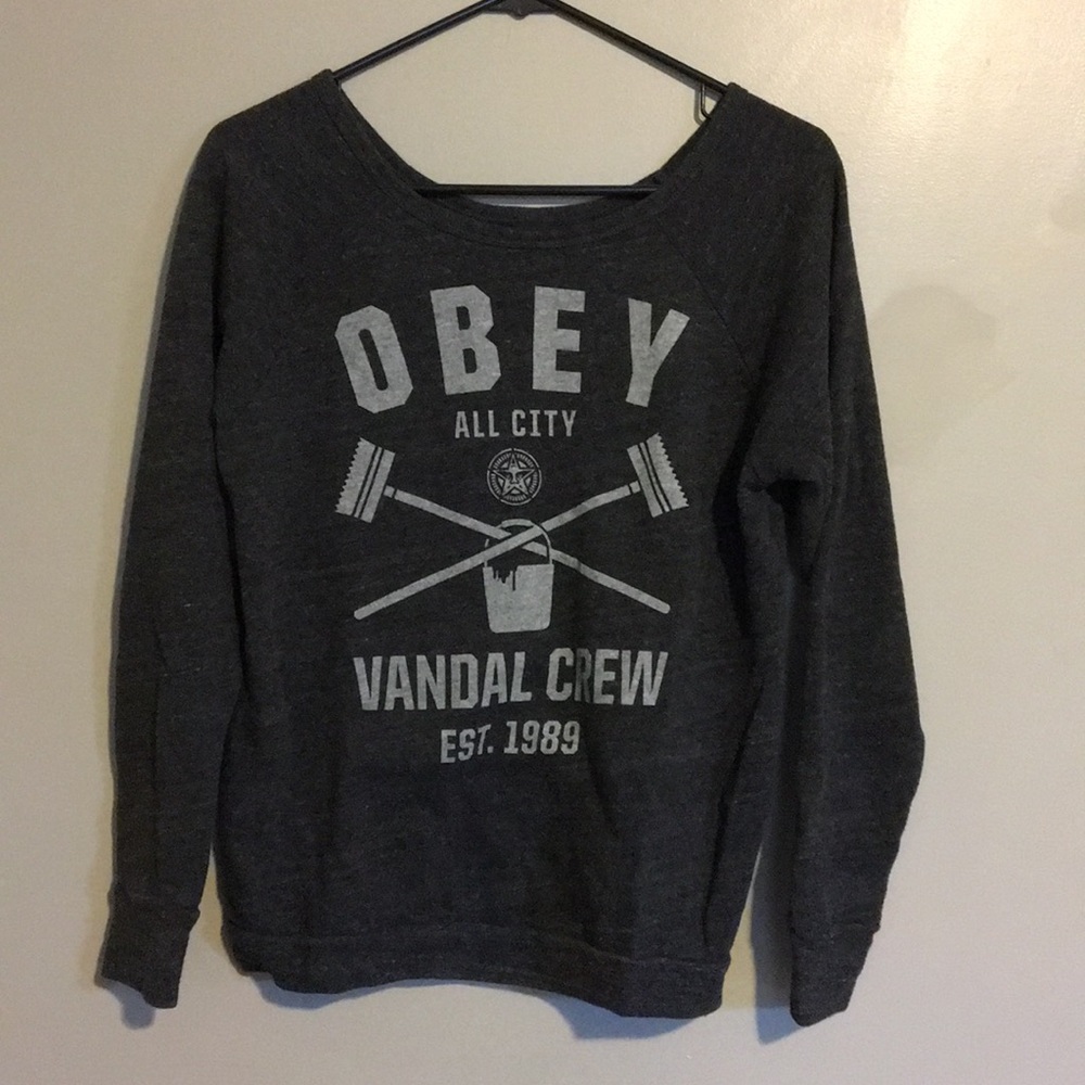 OBEY Dark Gray Sweatshirt